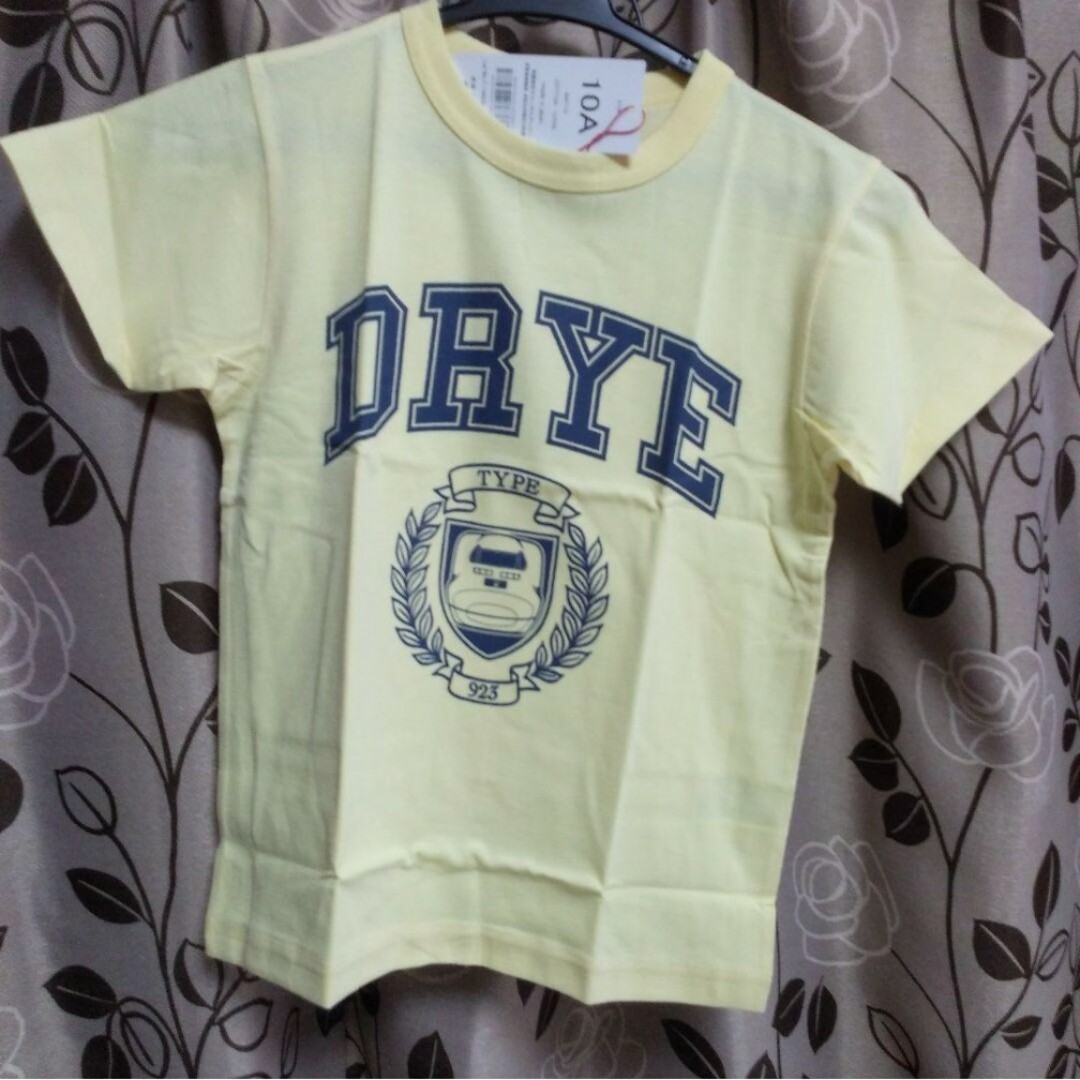 OJICO(オジコ)のOJICO DRYE ドクターイエローTシャツ　サイズ8A 新品 キッズ/ベビー/マタニティのキッズ服女の子用(90cm~)(Tシャツ/カットソー)の商品写真