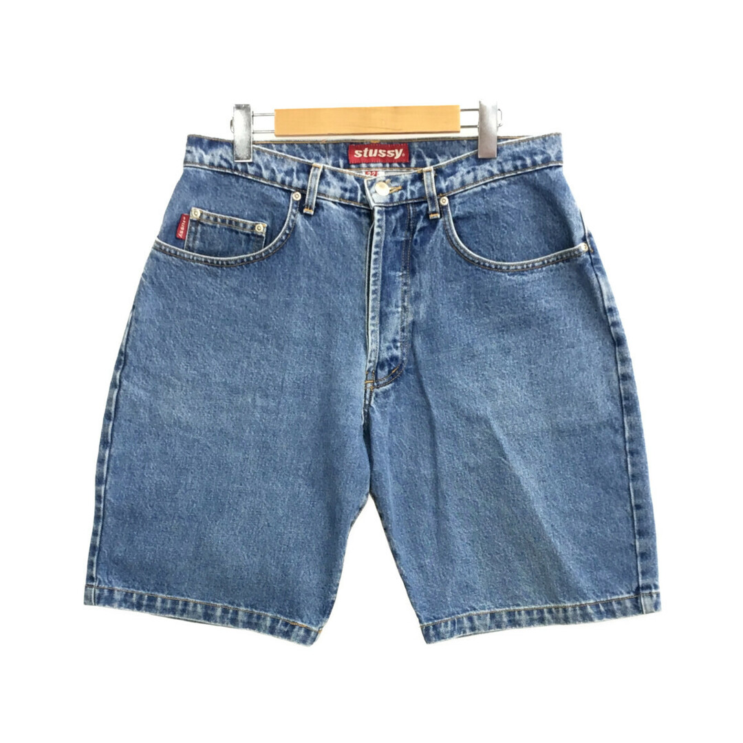 レア 90s Stussy デニム ハーフパンツ size 34-