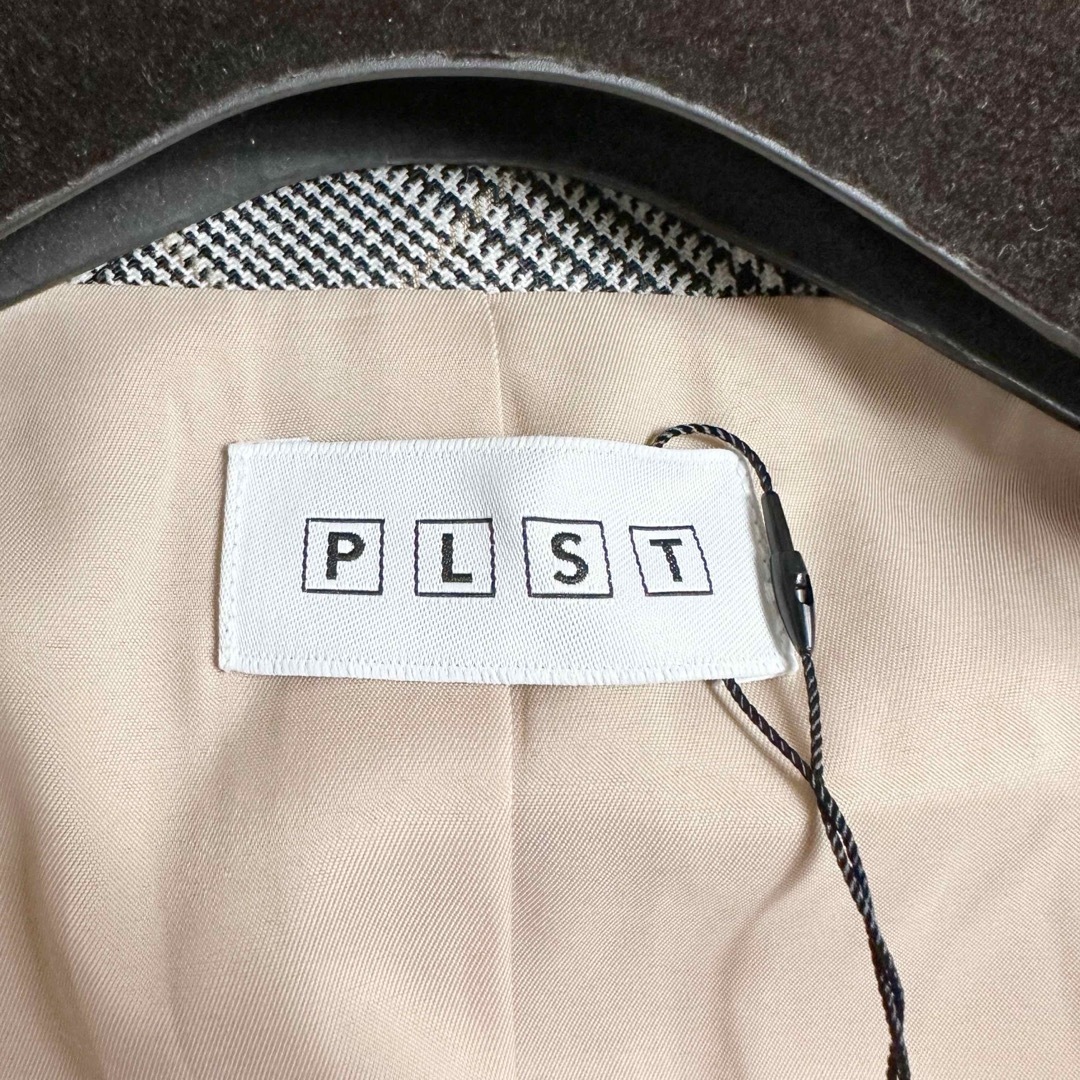 PLST(プラステ)の新品未使用タグ付きꕤ plst プラステ ウール ジャケット グレンチェック レディースのジャケット/アウター(テーラードジャケット)の商品写真