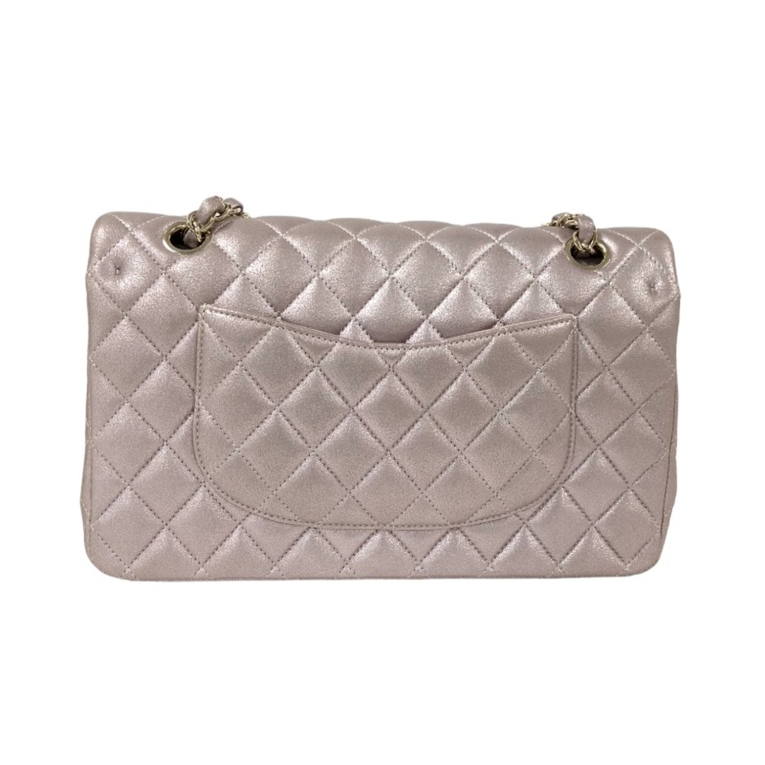 シャネル CHANEL マトラッセ25 A01112 ピンク ゴールド金具 メタリック