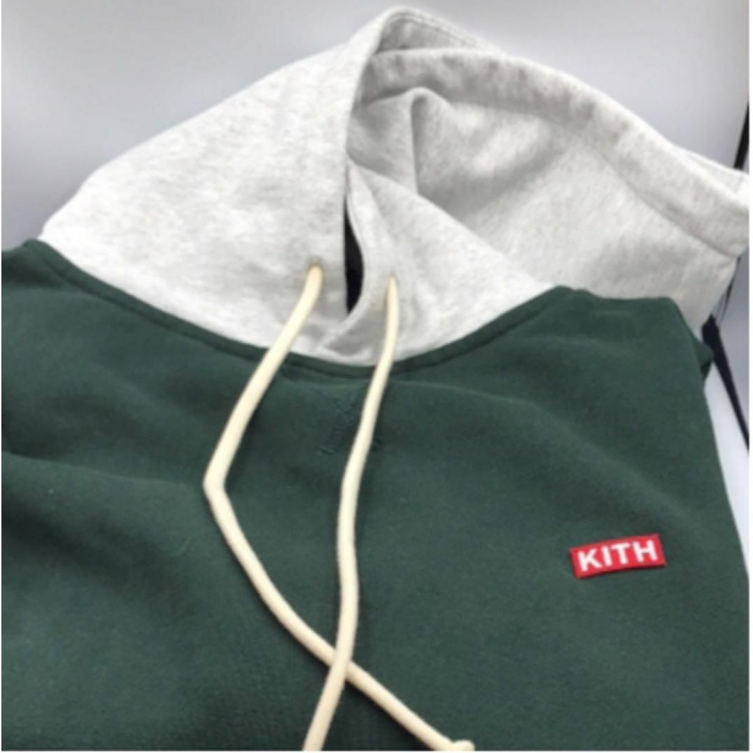 新品未使用　KITH キス　フーディー　パーカー　緑メンズ