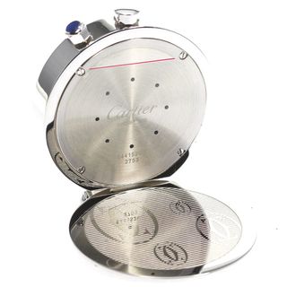 カルティエ  W0100073 ハッピーバースデイ アラーム機能付トラベルクロック時計 メンズ