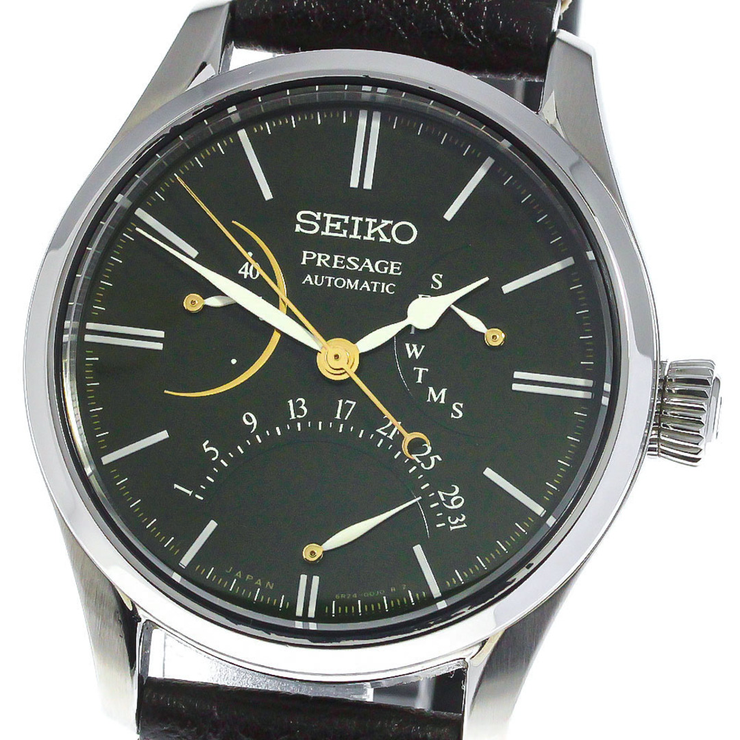 セイコー SEIKO SARD015/6R24-00K0 プレサージュ 漆ダイヤル限定モデル 自動巻き メンズ 良品 箱・保証書付き_763596