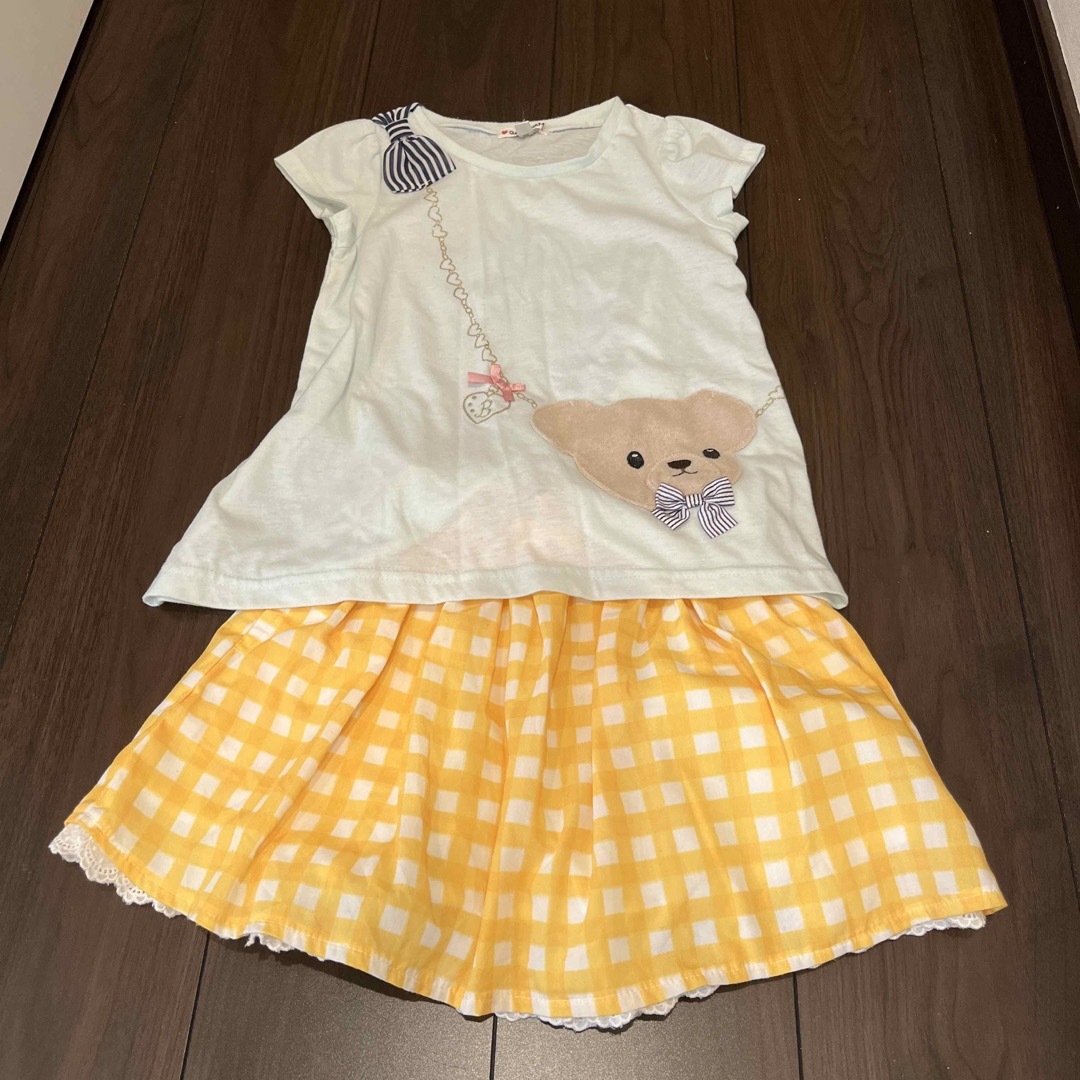 anyFAM(エニィファム)のanyFAM 120 セット キッズ/ベビー/マタニティのキッズ服女の子用(90cm~)(Tシャツ/カットソー)の商品写真