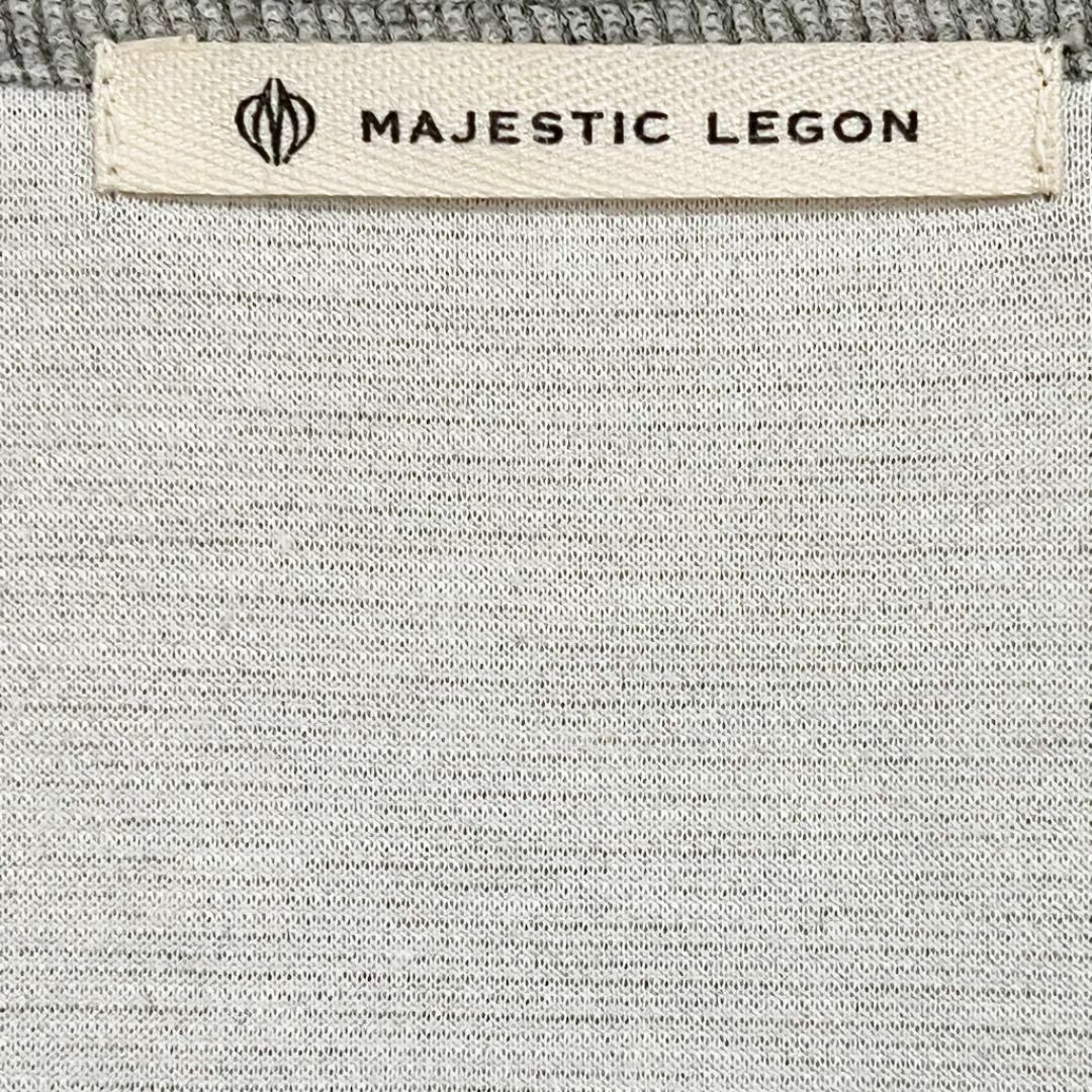 MAJESTIC LEGON(マジェスティックレゴン)のマジェスティックレゴン レディース【M】カットソー♡レーヨン混 おしゃれ♡グレー レディースのトップス(カットソー(長袖/七分))の商品写真