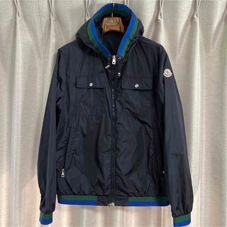 MONCLER ATLIN ナイロン フーデットパーカー　定価10万　Ｌ相当