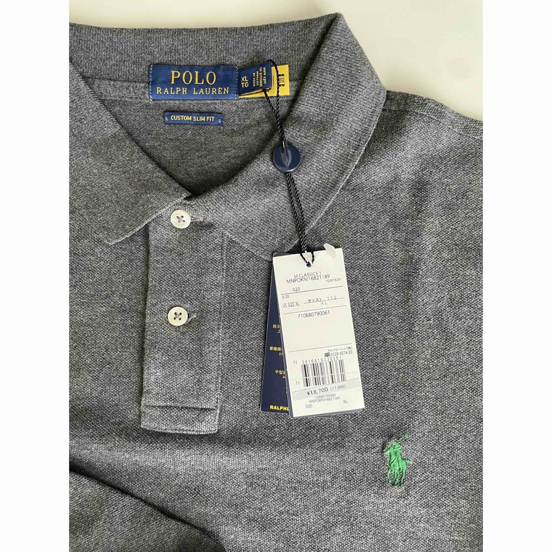 POLO RALPH LAUREN(ポロラルフローレン)の新品ラルフローレン　ポロシャツ　長袖 メンズのトップス(ポロシャツ)の商品写真