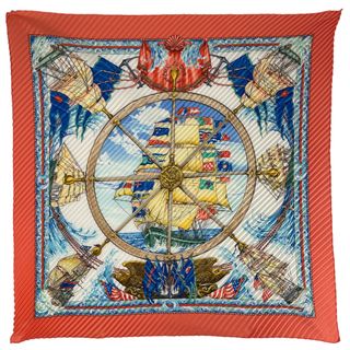 Hermes - エルメス カレ 90 Vive le vent レディース 【中古】の通販