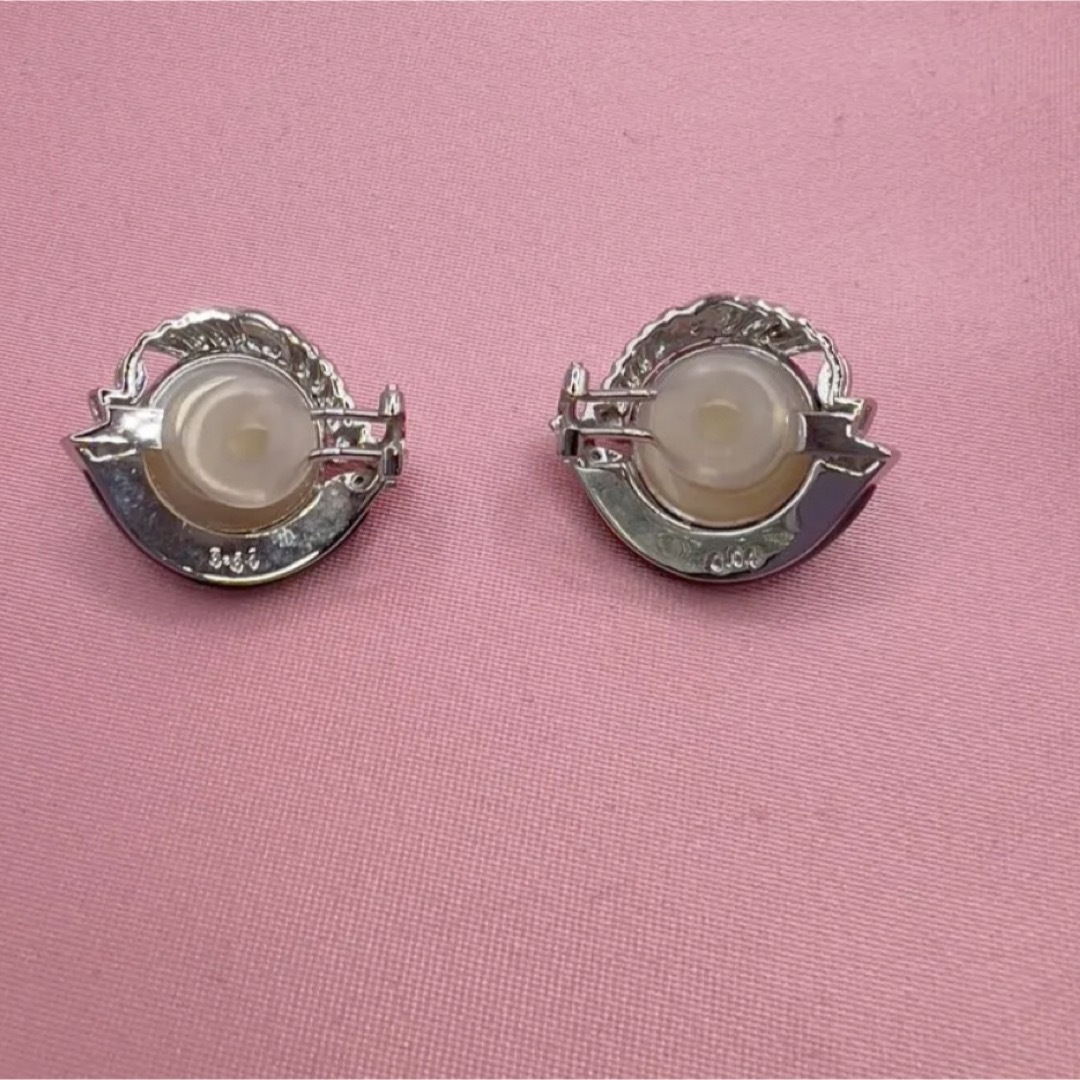◎✨美品✨マベパールイヤリング ダイヤモンドK14WG