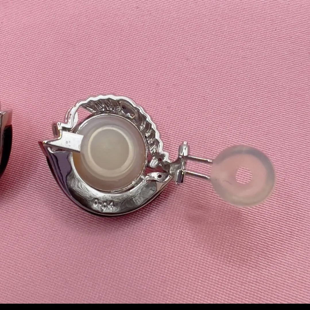 ◎✨美品✨マベパールイヤリング ダイヤモンドK14WG