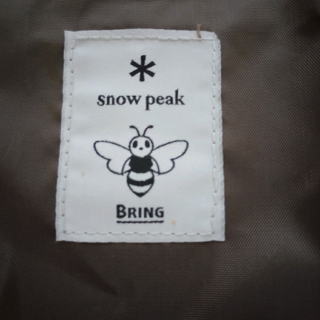 Snow Peak(スノーピーク)のエコバック　snowpeak　スノーピーク　カーキ　緑　アウトドア　限定　電車 レディースのバッグ(エコバッグ)の商品写真