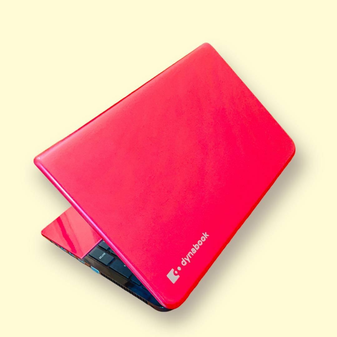 新品SSD❤️メモリ8GB✨カメラ付き❣️赤ノートパソコン ブルーレイ