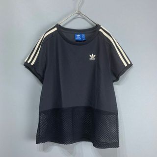 アディダス(adidas)のアディダス M メッシュ トレフォイル Tシャツ レディーストップス 半袖 春夏(Tシャツ(半袖/袖なし))