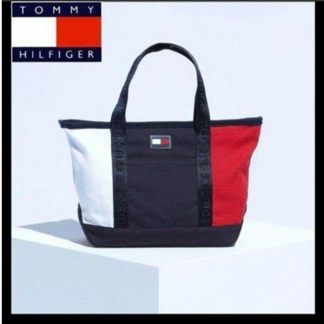 TOMMY HILFIGER(トミーヒルフィガー)の未開封 トミーヒルフィガースモールキャンバストートバッグ レディースのバッグ(トートバッグ)の商品写真