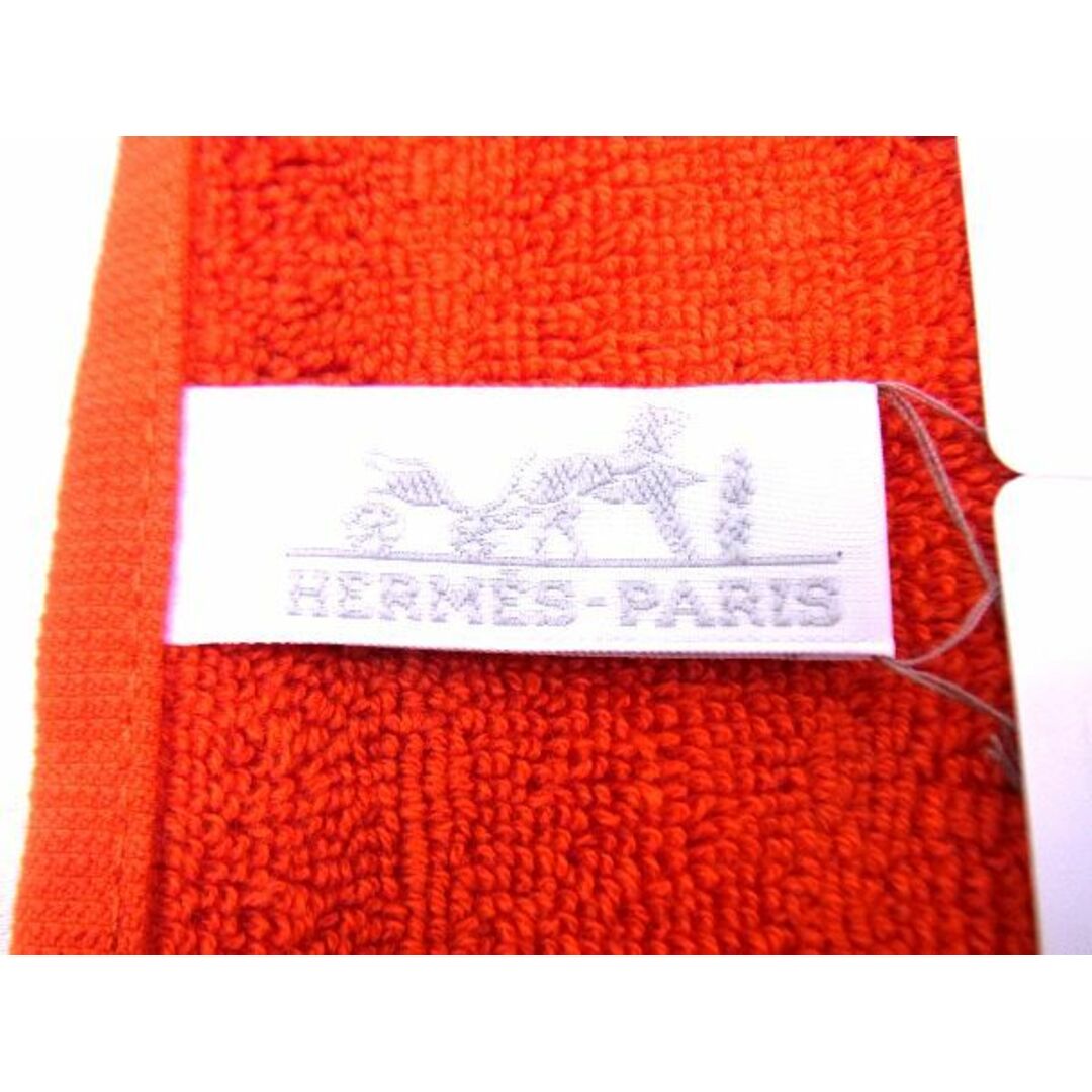 Hermes(エルメス)の■新品■未使用■ HERMES エルメス ラビリンス コットン100％ ハンドタオル レディース メンズ オレンジ系 AJ8767yZ レディースのファッション小物(その他)の商品写真