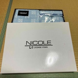 ニコル(NICOLE)のバスタオルセット 水色 NICOLE ニコル(タオル/バス用品)