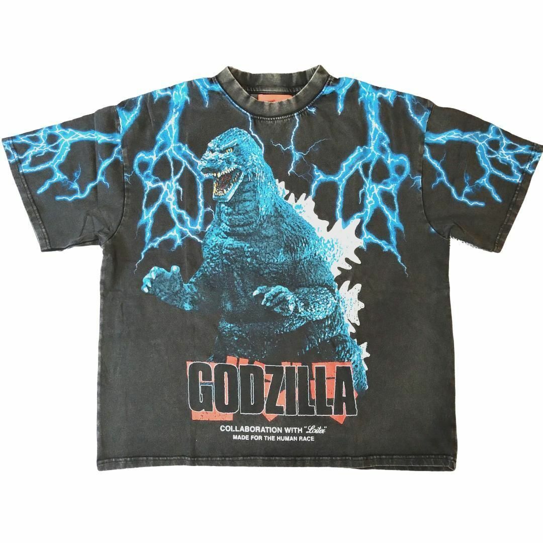 海外オフィシャル ゴジラ ヴィンテージ加工Tシャツ L 実寸は2XLぐらい