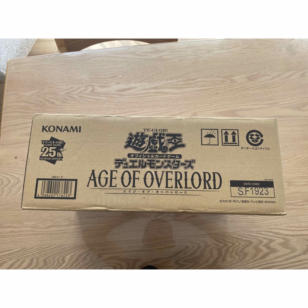 【新品・未開封】遊戯王 AGE OF OVERLORD カートン