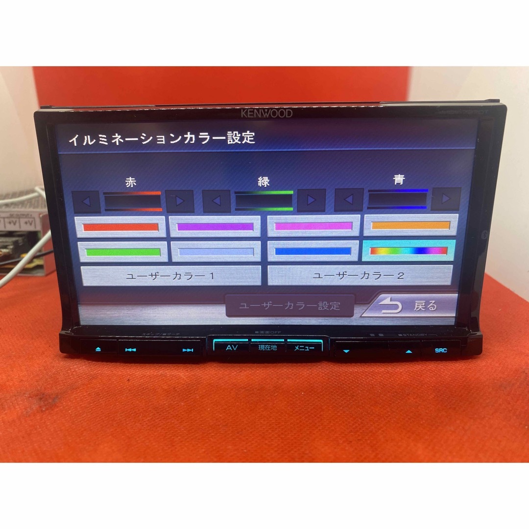 KENWOOD - KENWOOD 最上級 MDV-727DT フルセグTV 新品バックカメラ付き