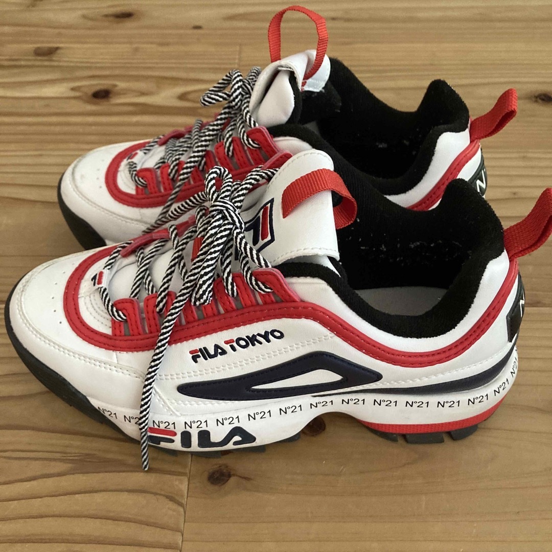 N°21 - N°21ヌメロ FILA 限定商品 スニーカーの通販 by R shop|ヌメロ