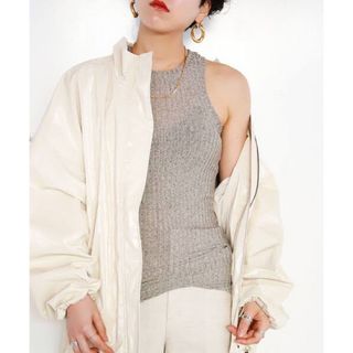 CITYSHOP - CITYSHOP METALLIC RIB TANK☆rokuの通販 by ree'sshop