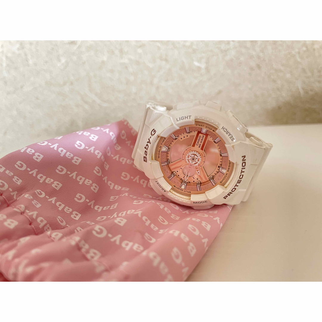 Baby-G(ベビージー)のCASIO カシオ  BABY-G ホワイト レディースのファッション小物(腕時計)の商品写真