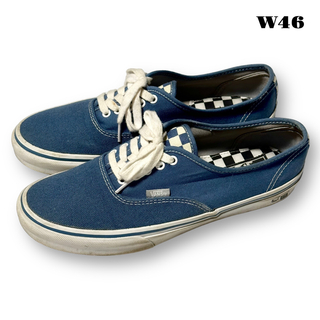 オーセンティック(AUTHENTIC（VANS）)の希少品！ DELUXE VANS コラボ スニーカー ブルー 青白 27.5cm(スニーカー)