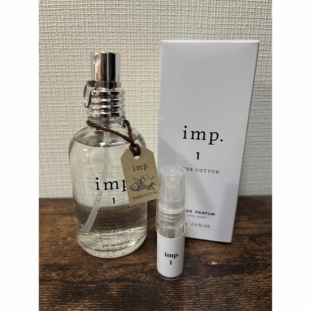 imp(インプ)のimp. インプ1 シアーコットン 3ml コスメ/美容の香水(ユニセックス)の商品写真