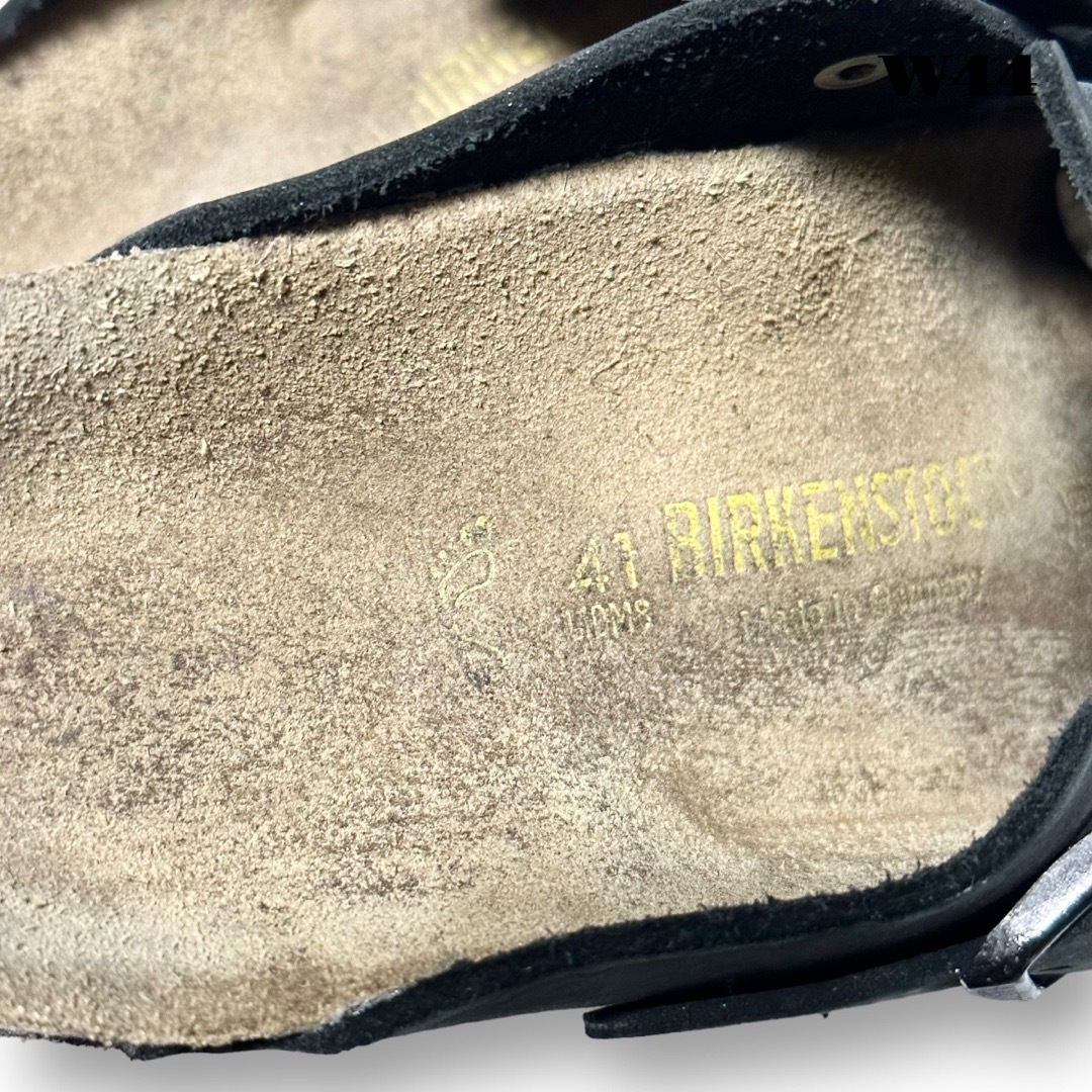 希少品！ BIRKENSTOCK ボストン サンダル 黒 革 41 26.5cm 4