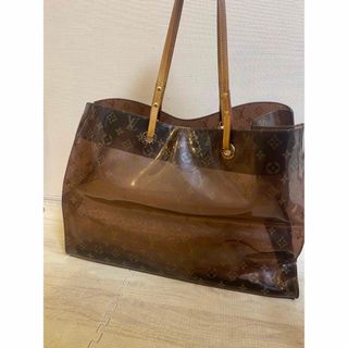 ルイヴィトン(LOUIS VUITTON)のルイヴィトン　ビニール　サマー　バッグ　トート　ブラウン(トートバッグ)