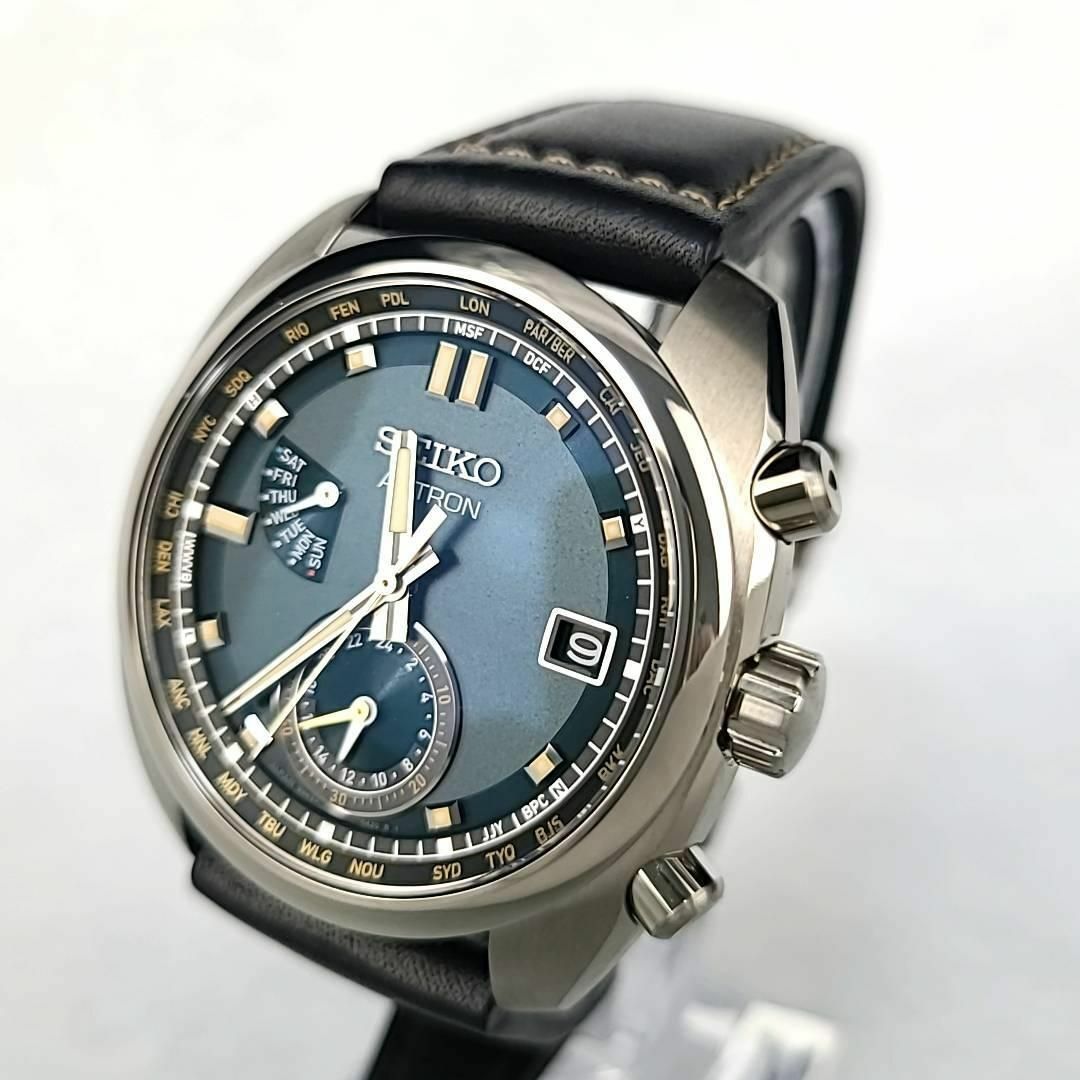 □【ほぼ新品】SEIKO アストロン デイデイト ワールドタイム 黒文字盤 | フリマアプリ ラクマ