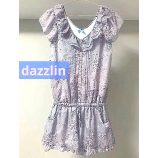 ダズリン(dazzlin)の訳あり◆dazzlin 花柄 ロンパース オールインワン ショーパン サロペット(オールインワン)