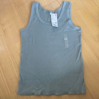 ユニクロ(UNIQLO)の新品　ユニクロリブタンク(タンクトップ)