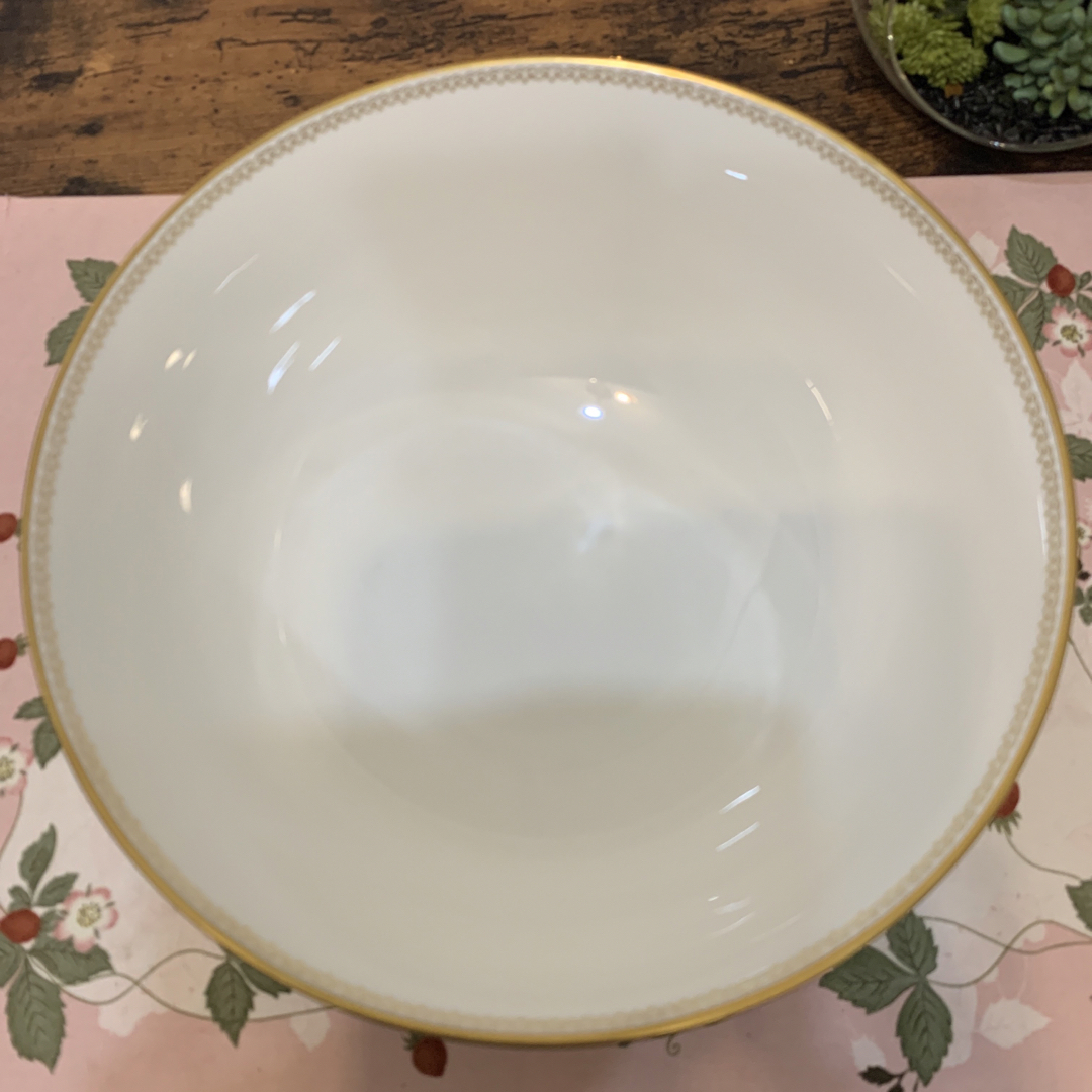 ウェッジウッド コロンビア セージグリーン 25cm サラダボウルL www