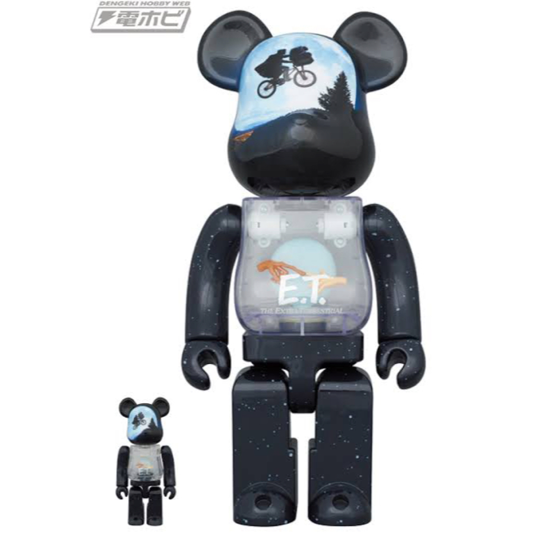 MEDICOM TOY - BE@RBRICK E.T. LIGHT UP Ver. 100% & 400%の通販 by