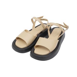 クラネ(CLANE)の【即完品/極美品】EDGE SOLE CURVE SANDALS(サンダル)