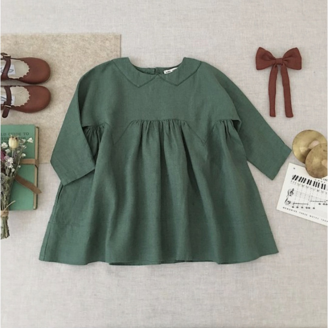 Soor Ploom Millie Linen Dress 4yMishaandPuff