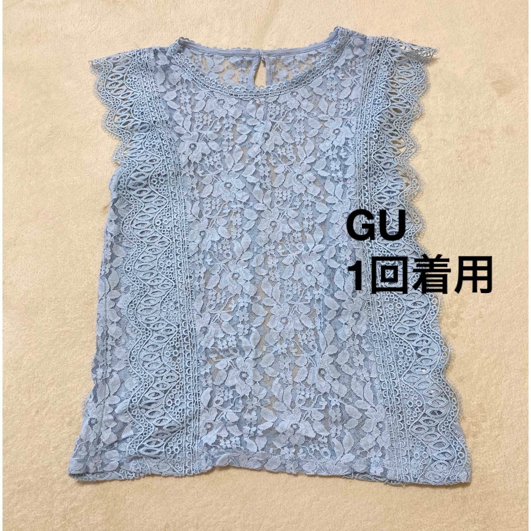 GU(ジーユー)のGU レーストップス レディースのトップス(シャツ/ブラウス(半袖/袖なし))の商品写真