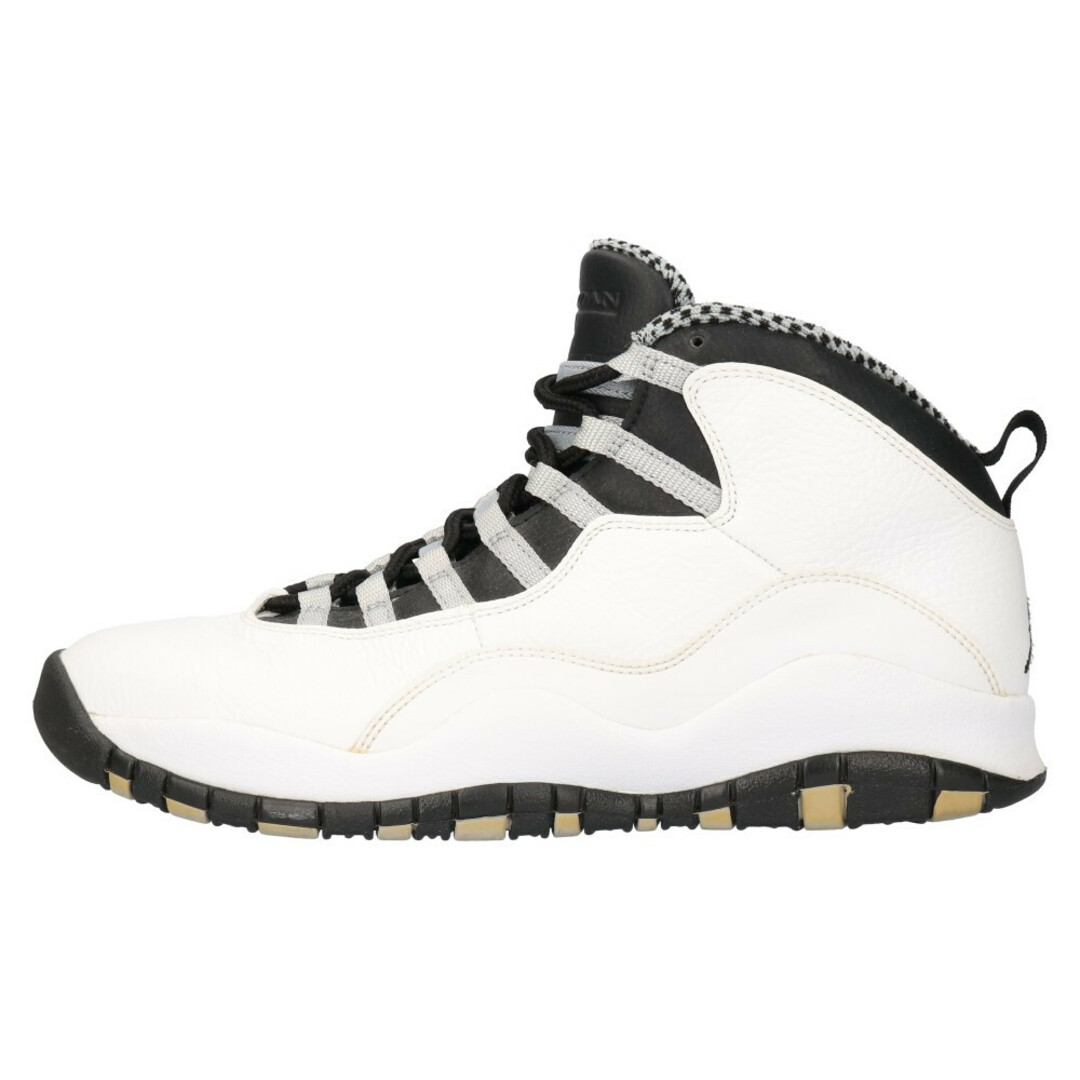 NIKE ナイキ AIR JORDAN10 RETRO エアジョーダン10 レトロ ハイカットスニーカー ホワイト 310805‐100 US9.5