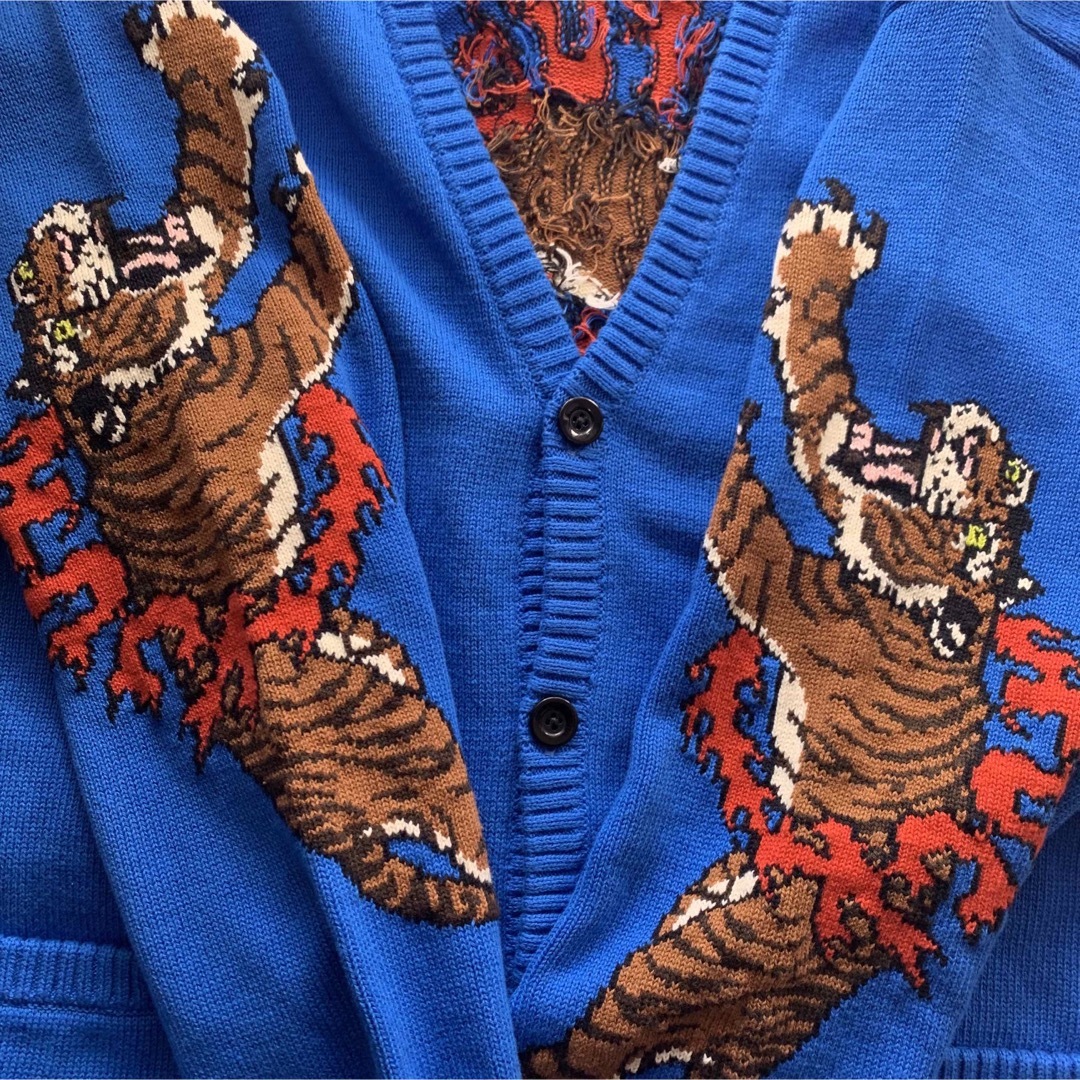 M【WACKOMARIA】INTARSIA CARDIGAN／新品タグ付／送料込