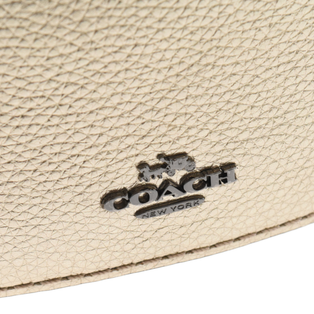 COACH コーチ メタリックレザートレイル2wayクロスボディバッグ G1873-38590 ゴールド 3