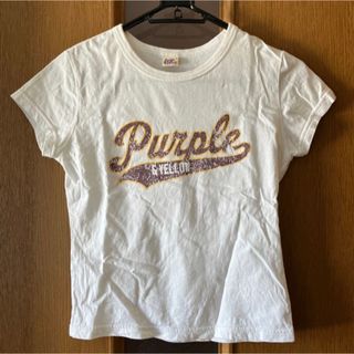 パープルアンドイエロー(Purple&Yellow)のパープル＆イエロー　 半袖Tシャツ(Tシャツ/カットソー(半袖/袖なし))