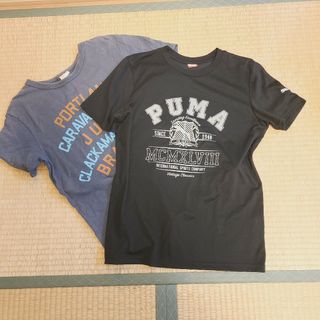 プーマ(PUMA)の【男児２点セット】半袖 プーマ PUMA  他 アメカジ風Tシャツ  セット(Tシャツ/カットソー(半袖/袖なし))