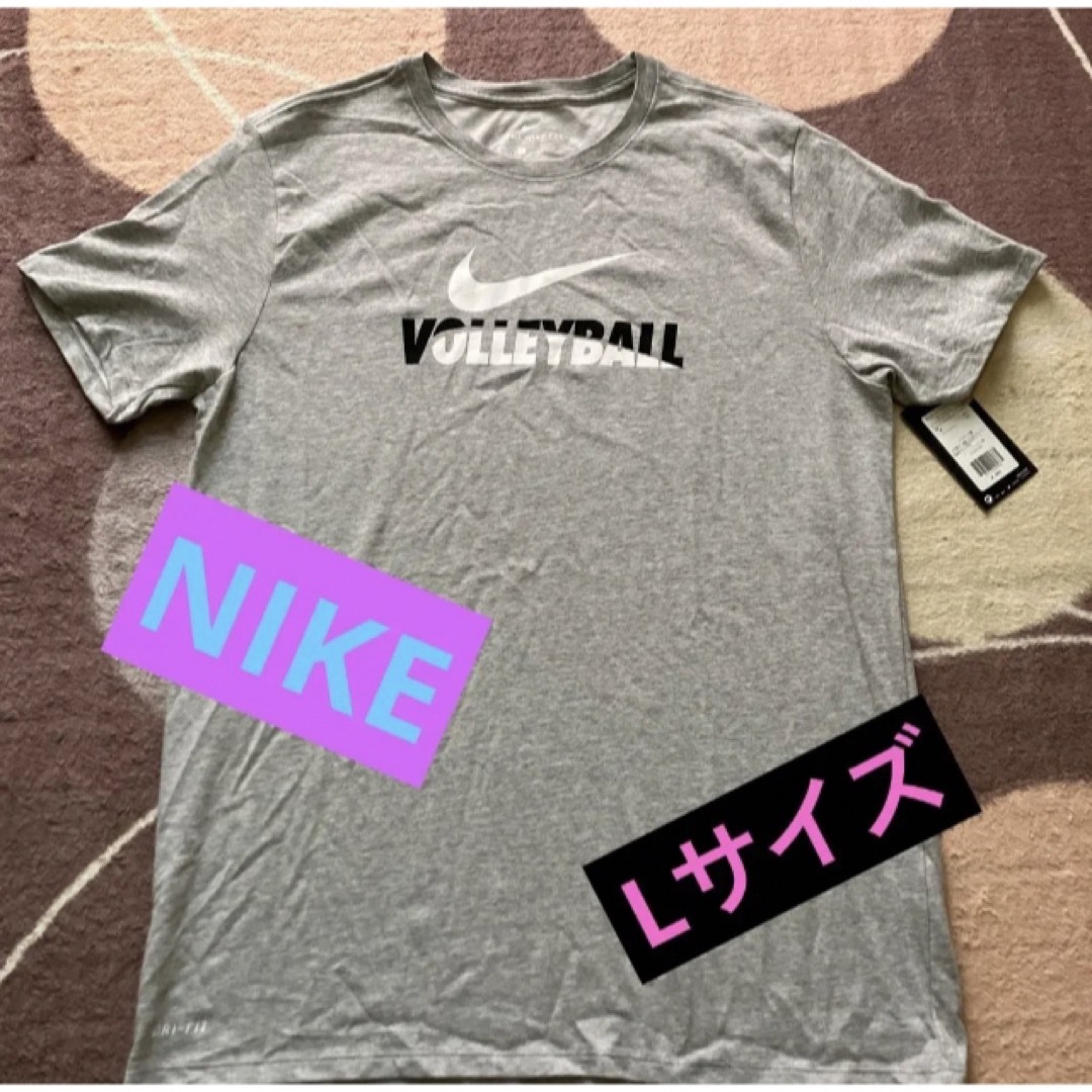 NIKE(ナイキ)のNIKEナイキVBT20FW02メンズTシャツLサイズ　グレー　バレーボール メンズのトップス(Tシャツ/カットソー(半袖/袖なし))の商品写真