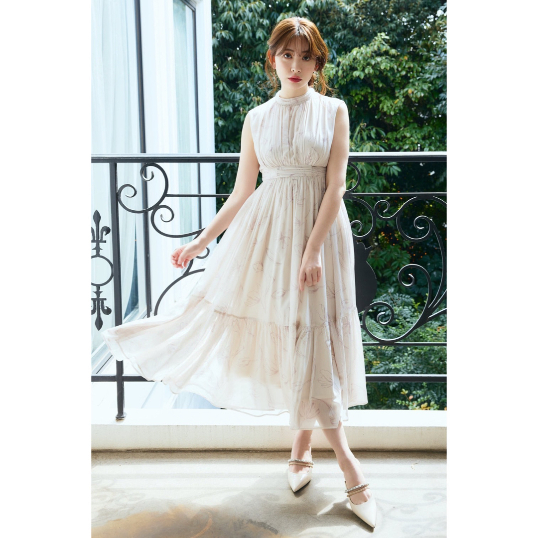 Herlipto TulipChiffonLongDressチューリップシフォン