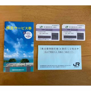 ジェイアール(JR)の＊Nyu様専用＊　JR東日本　株主優待割引券（4割引）2枚(鉄道乗車券)