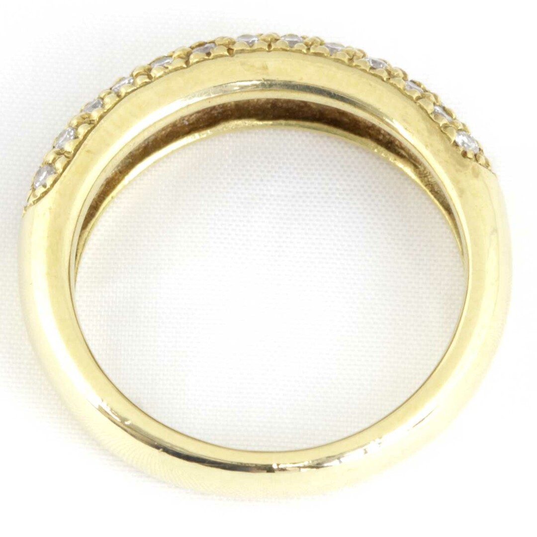 美品『USED』 K18 デザインリング リング・指輪 ダイヤモンド 0.4ct 6.0g 11号 5