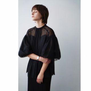 クラネ(CLANE)のSHEER TULLE BALLOON SLEEVE TOPS(シャツ/ブラウス(長袖/七分))