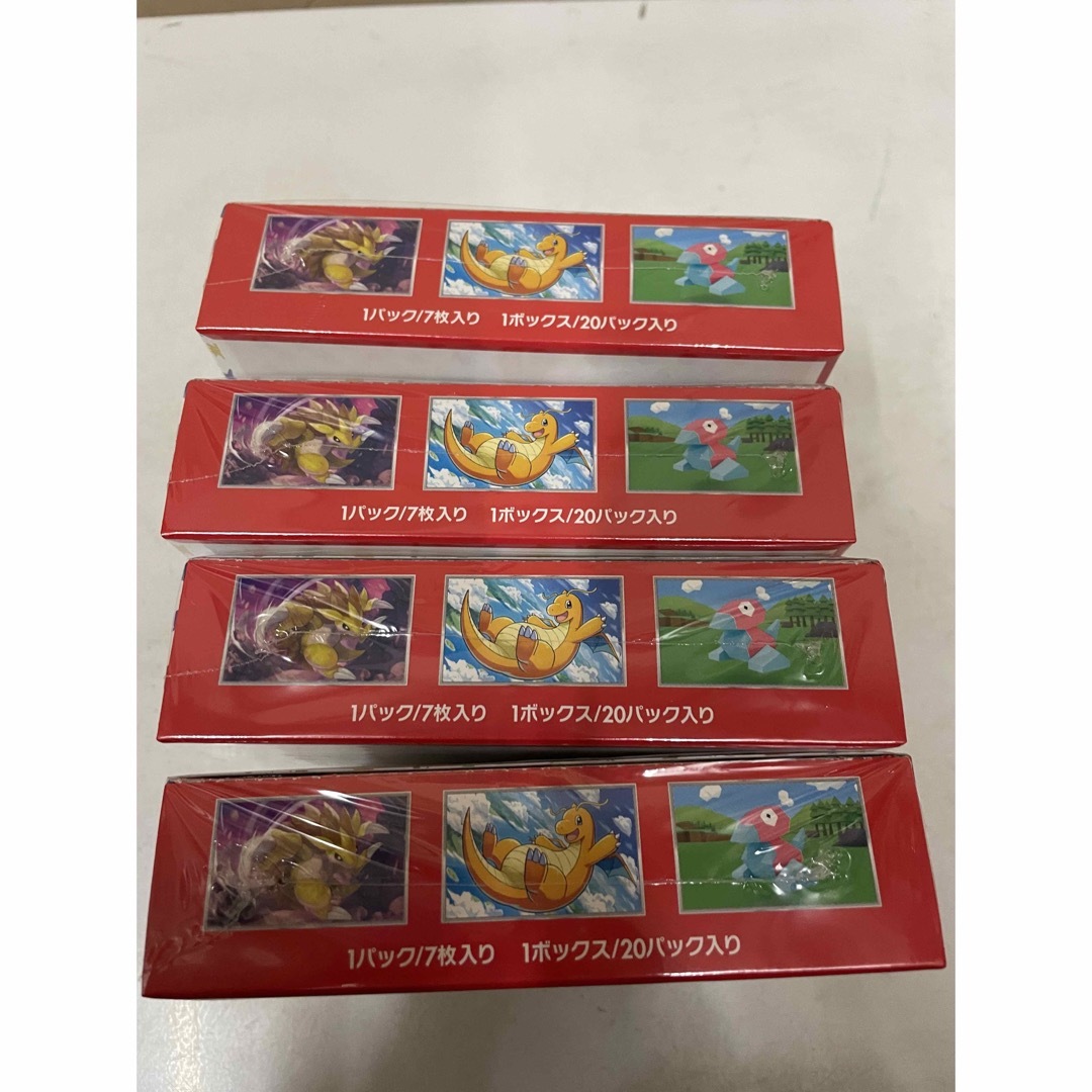 ポケモンカード ポケカ151ボックス 4BOX 新品未開封 シュリンク付き