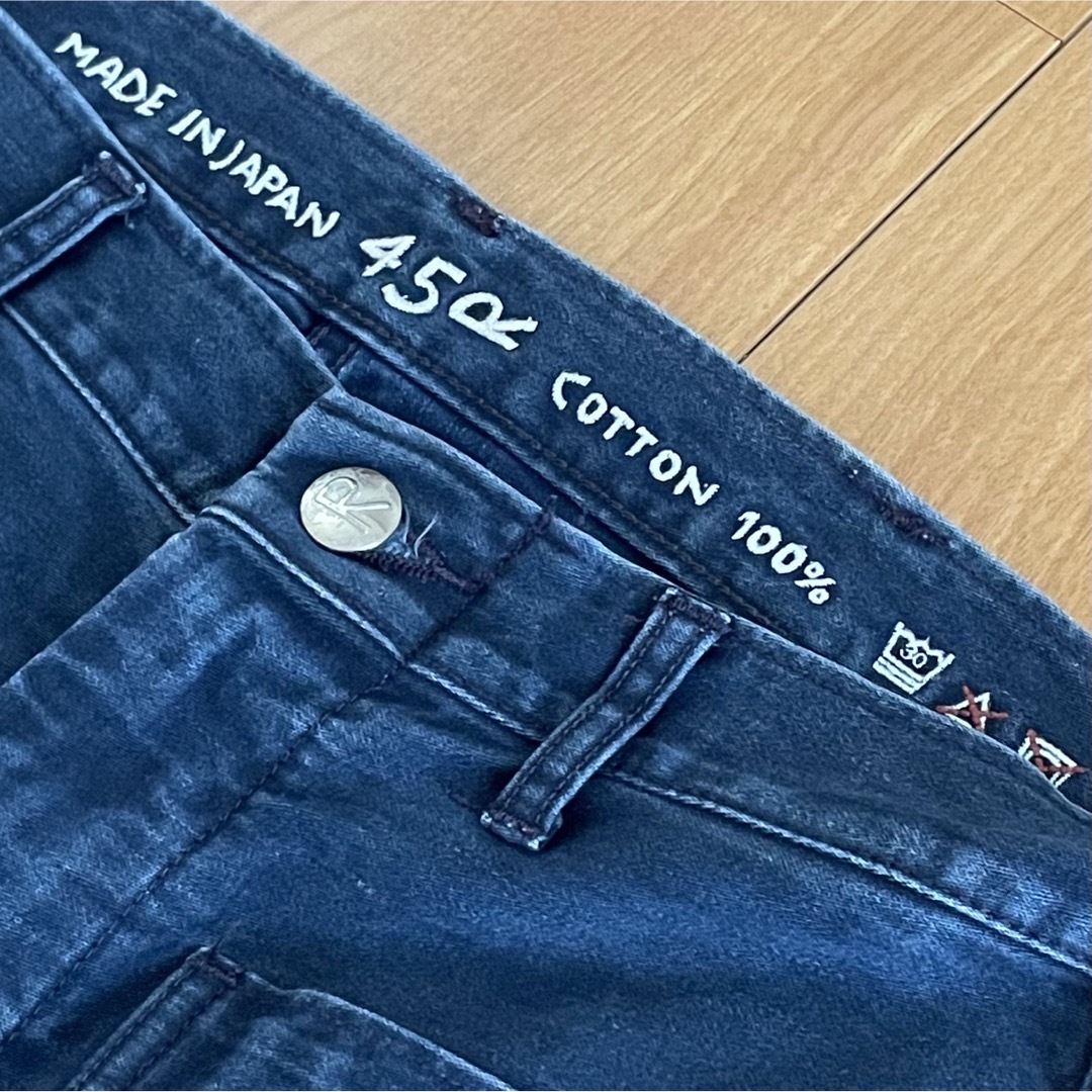 45R - 45R インディゴ ワイドデニム ジーンズ 藍染 サイズ1の通販 by ... 45R デニムパンツ ワイド インディゴ サイズ1
